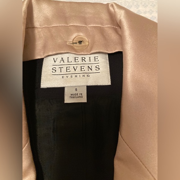 FILENE’S Valerie Stevens— Dark Navy Evening Suit. Elegant! Sz 6 - Picture 5 of 14